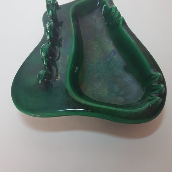 Vintage 1970s Ceramic Ashtray Ogopogo Ogo Pogo British Columbia BC Kelowna - Picture 6 of 10